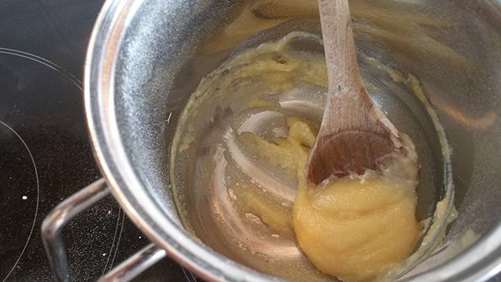 Orecchiette con crema di funghi preparazione 0